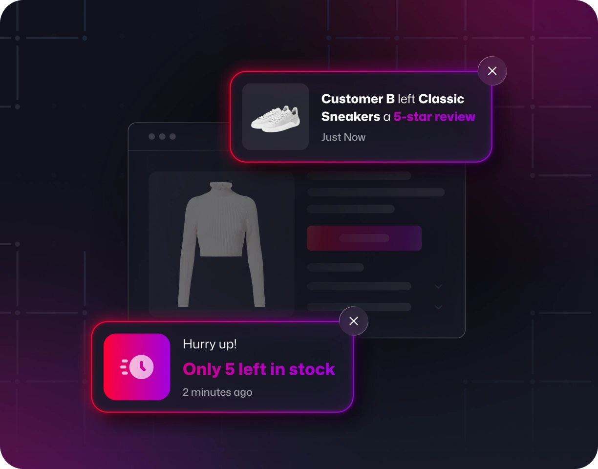 Turn Recent Orders into Social Proof